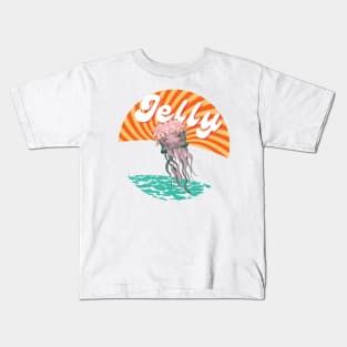 Sweet Jelly Mauve Stinger Jellyfish Design Gift Ideas Evergreen Kids T-Shirt
